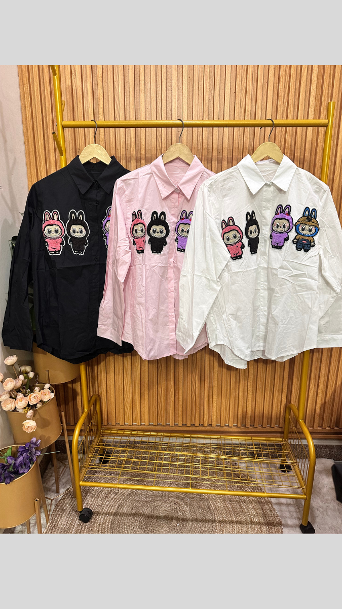 Multicolor Labubu Embedded Shirt FC1840
