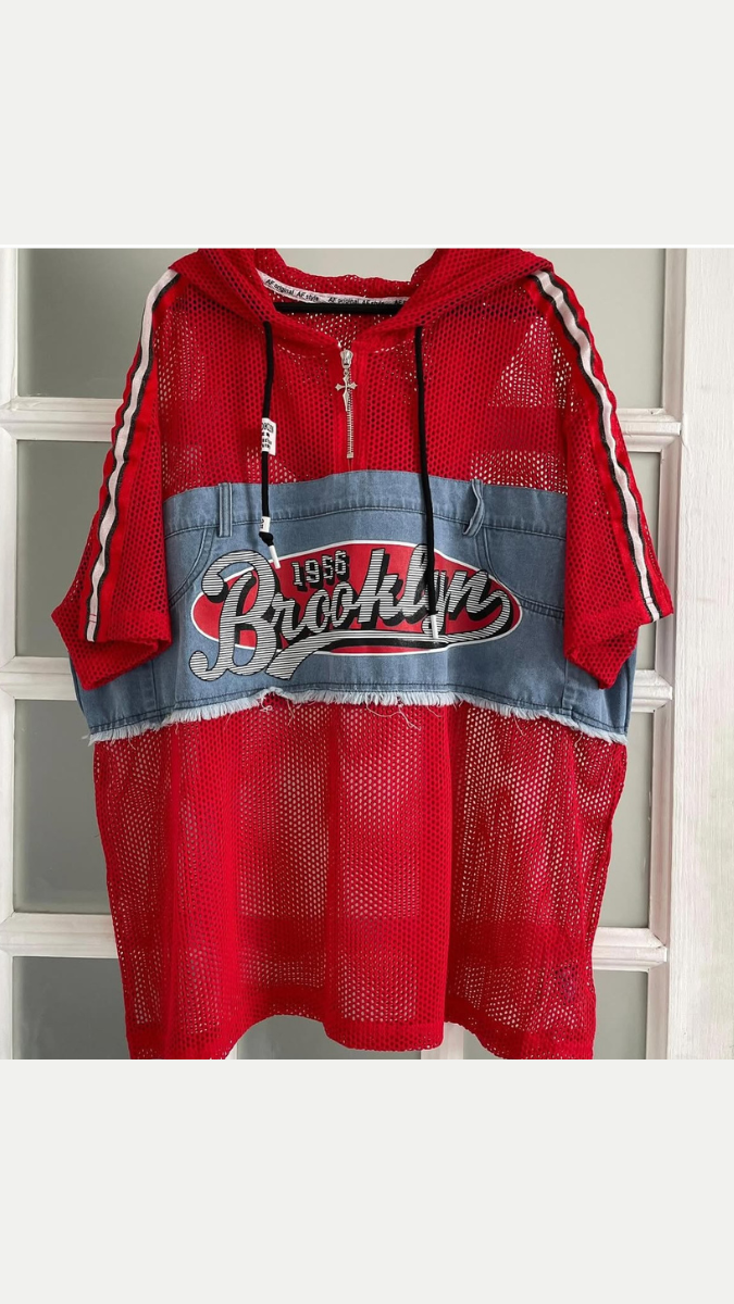 Net Sleeve Funky Top FC1783