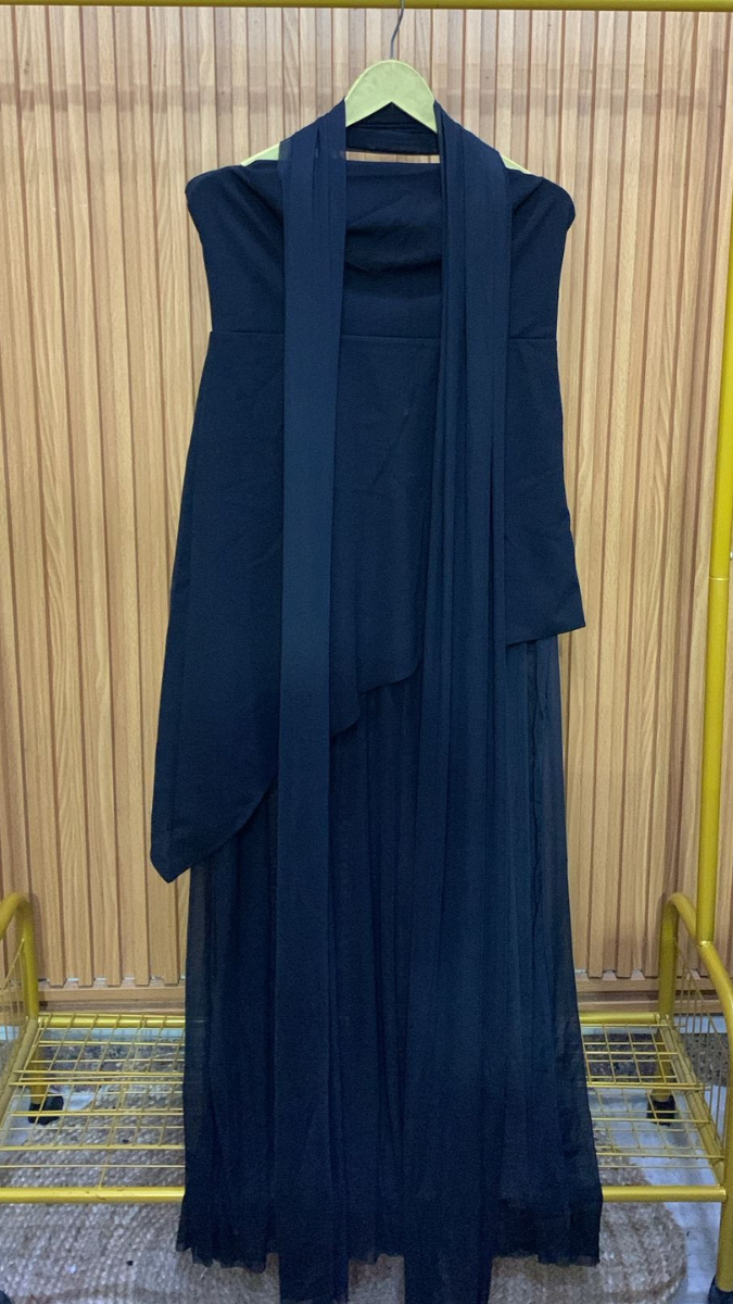 Off Shoulder Side High Slit Dress FC1908