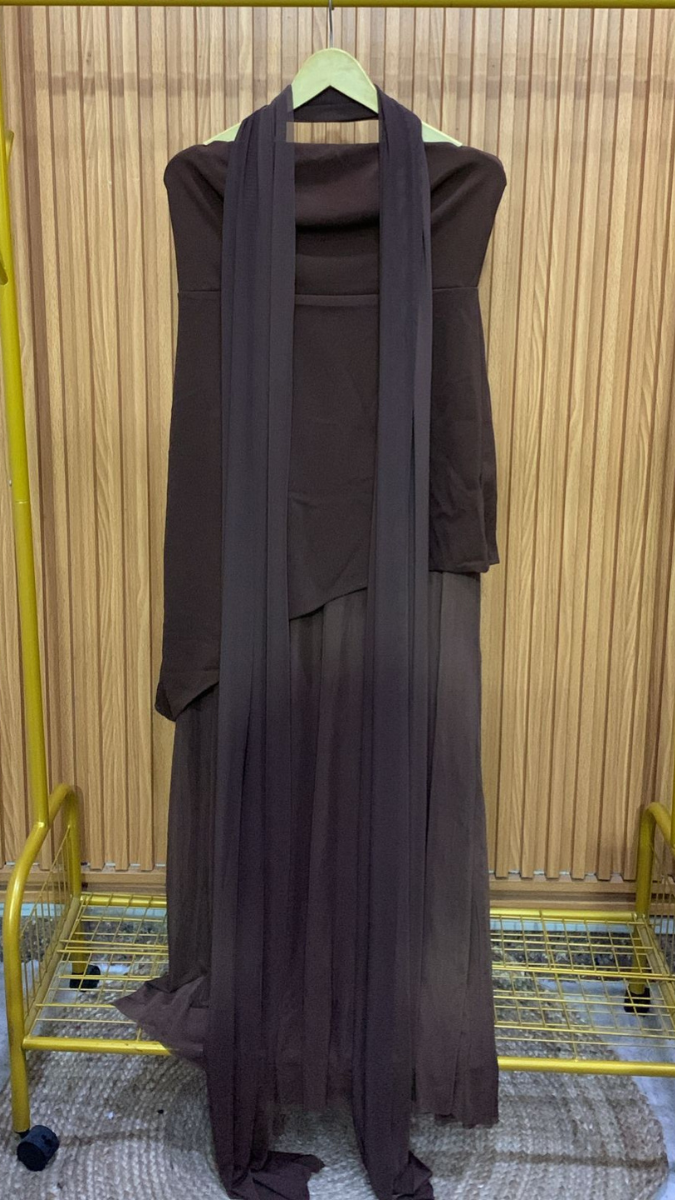 Off Shoulder Side High Slit Dress FC1908