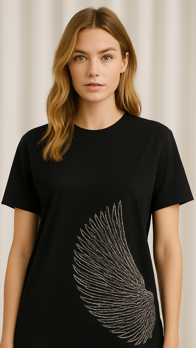 One Side Wing T-Shirt FC1067