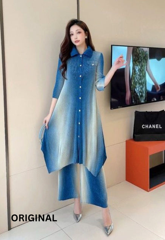 Pleated Omre Coord Set