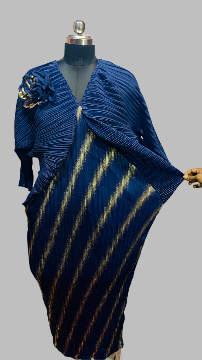 Pleated Kaftan dress