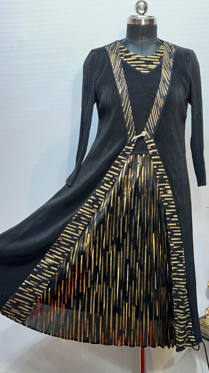 FC Pleated Shrug Dress