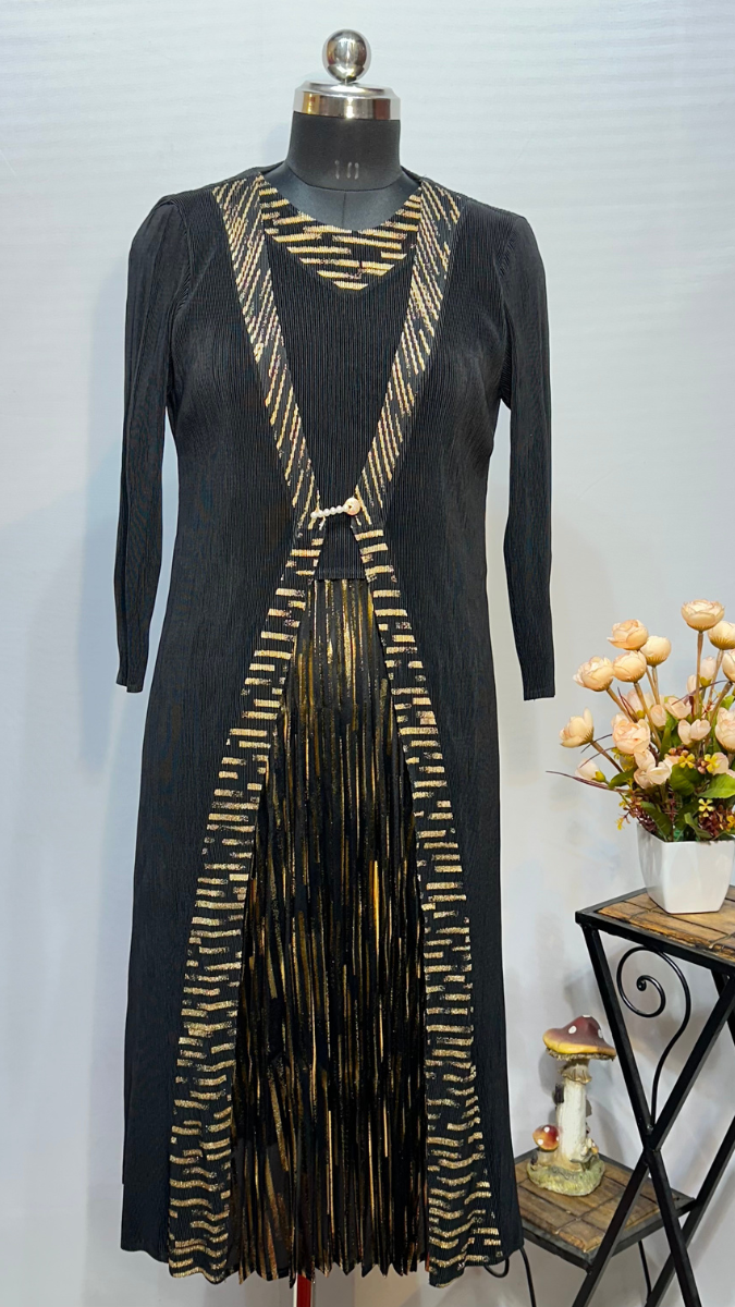 FC Pleated Shrug Dress