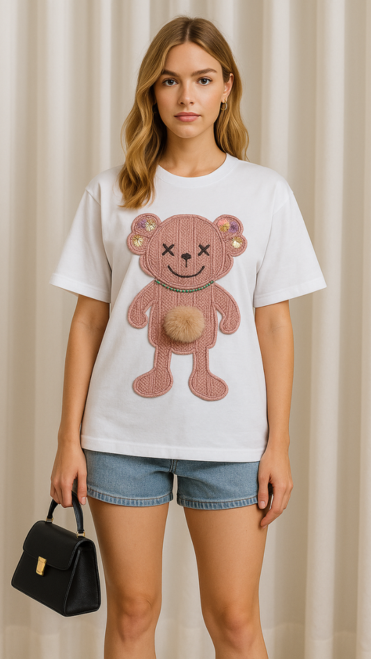 Pom Pom Teddy T-Shirt FC1070