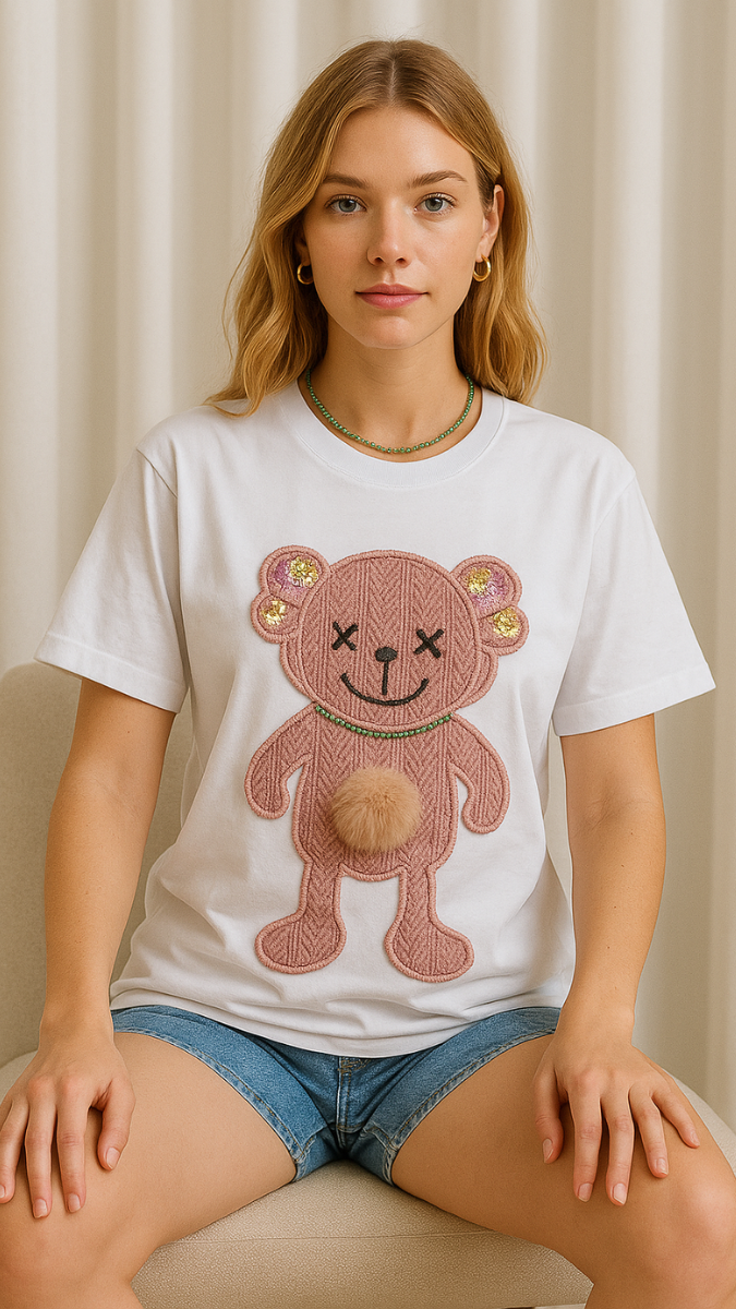 Pom Pom Teddy T-Shirt FC1070