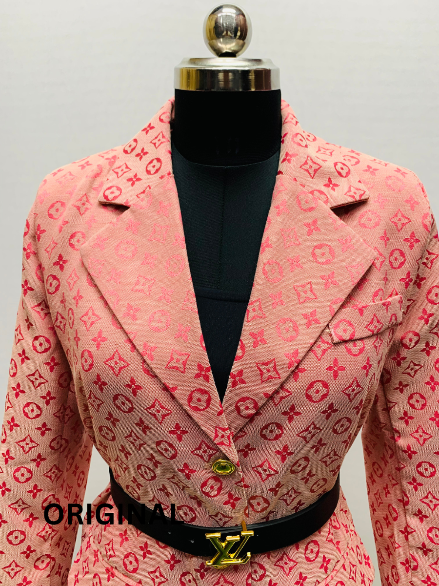 Printed Belted Winter Coat FC1547
