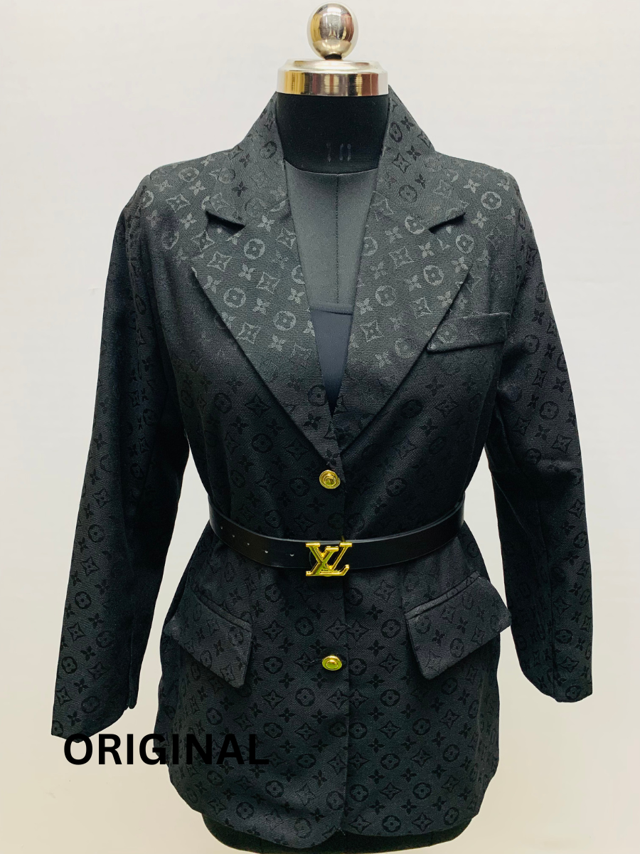 Printed Belted Winter Coat FC1547