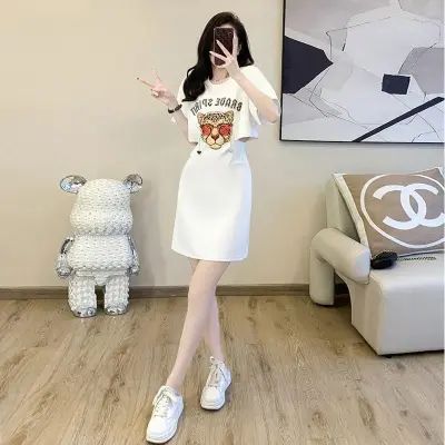 Printed Blend Dress