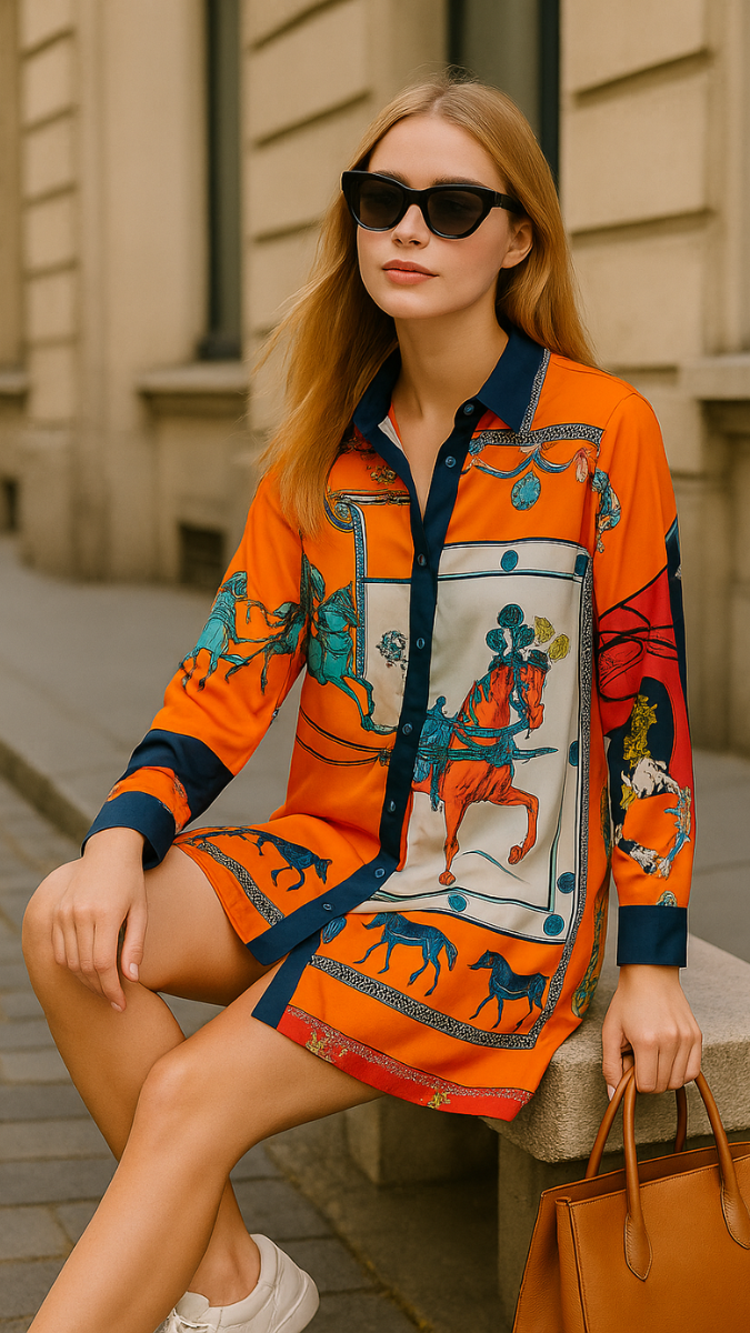 Printed Multicolor Dress FC1009