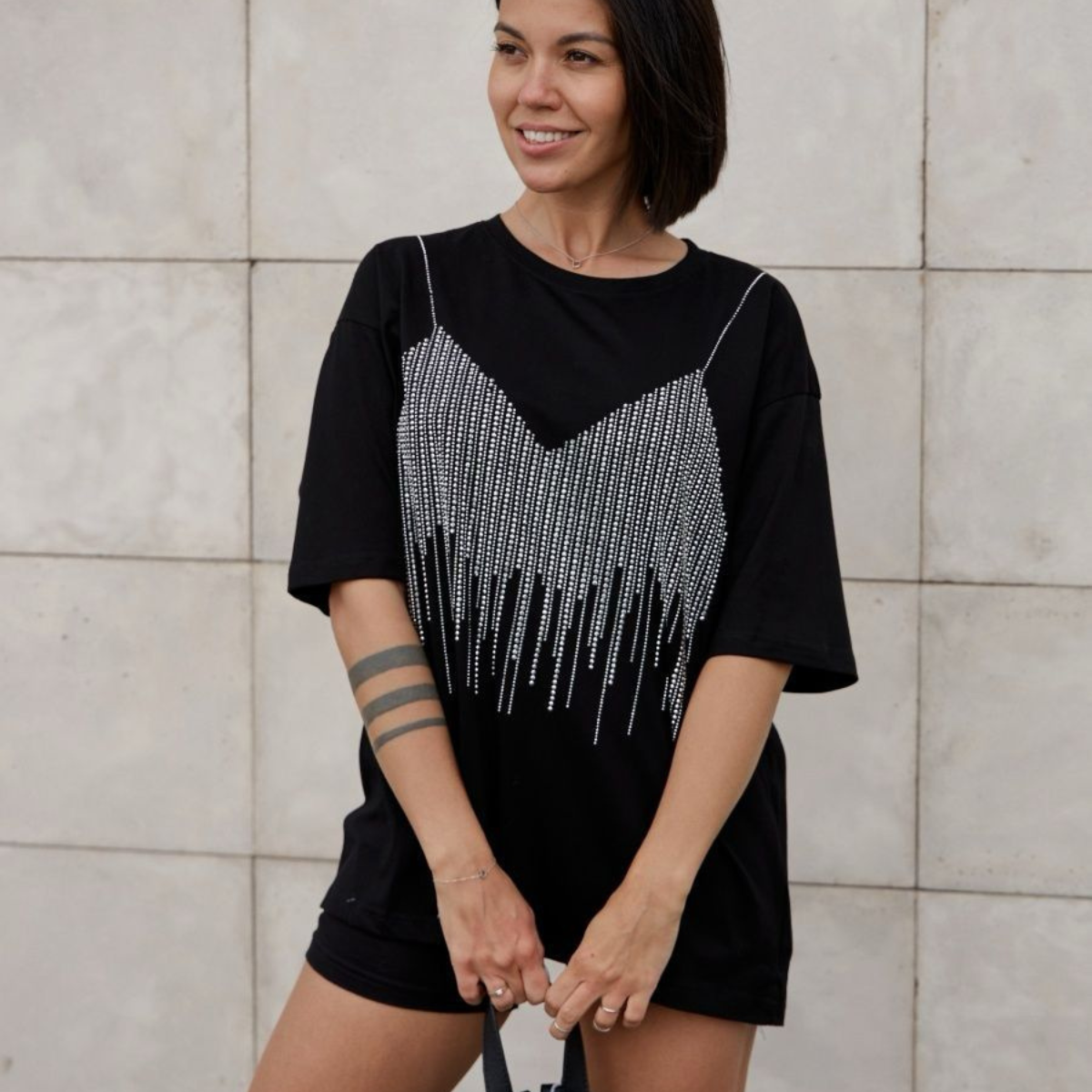 RHINESTONE TSHIRT