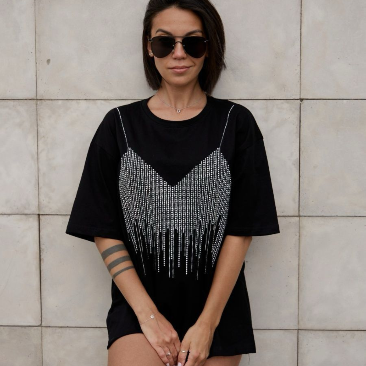 RHINESTONE TSHIRT