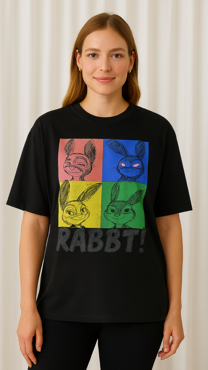 FC Rabbit Print T-Shirt