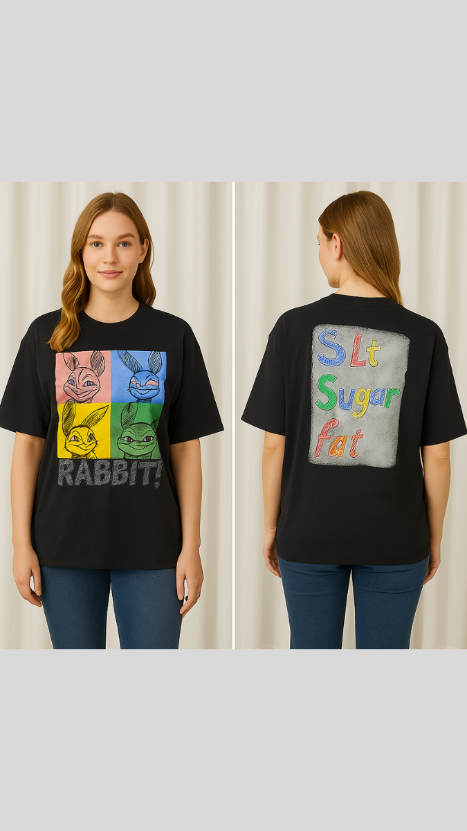 FC Rabbit Print T-Shirt