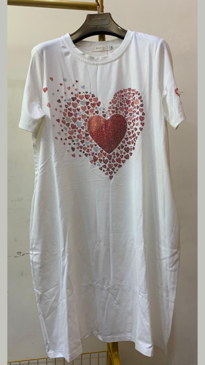 FC Red Heart Dress