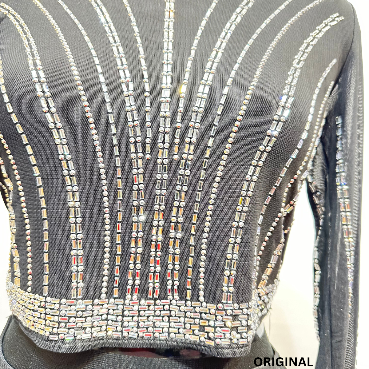 FC Rhinestone Bodycon Two Piece