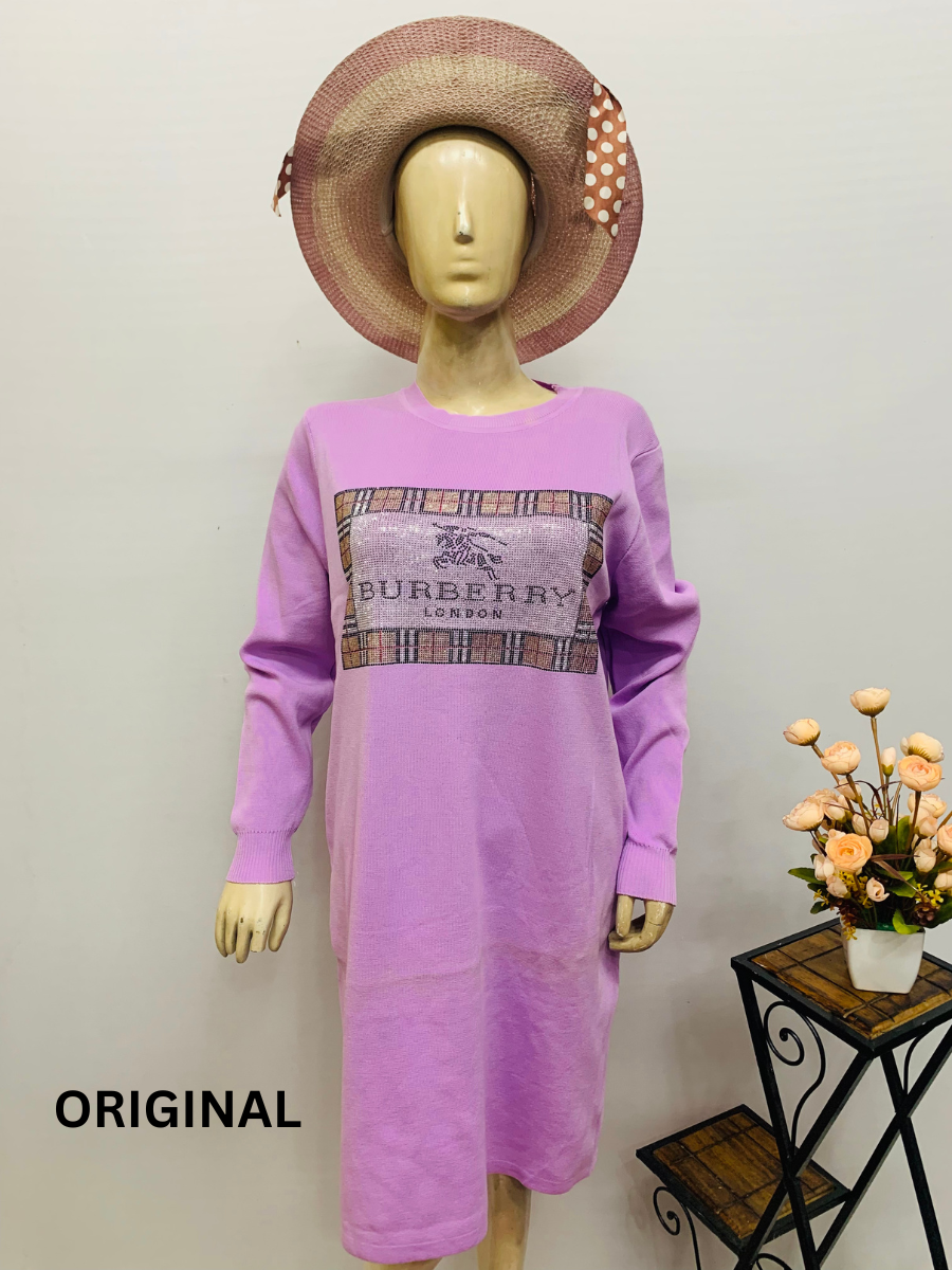 Rhinestone Embedded Winter Dress FC1422