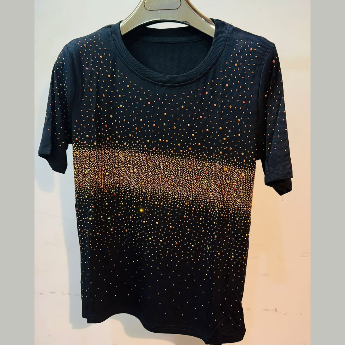 Rhinestones Embellished T-Shirt