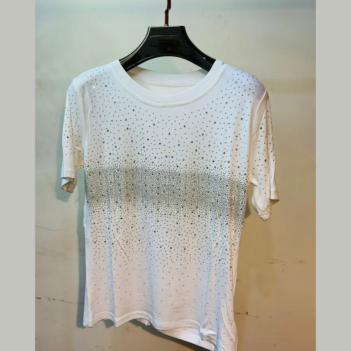 Rhinestones Embellished T-Shirt