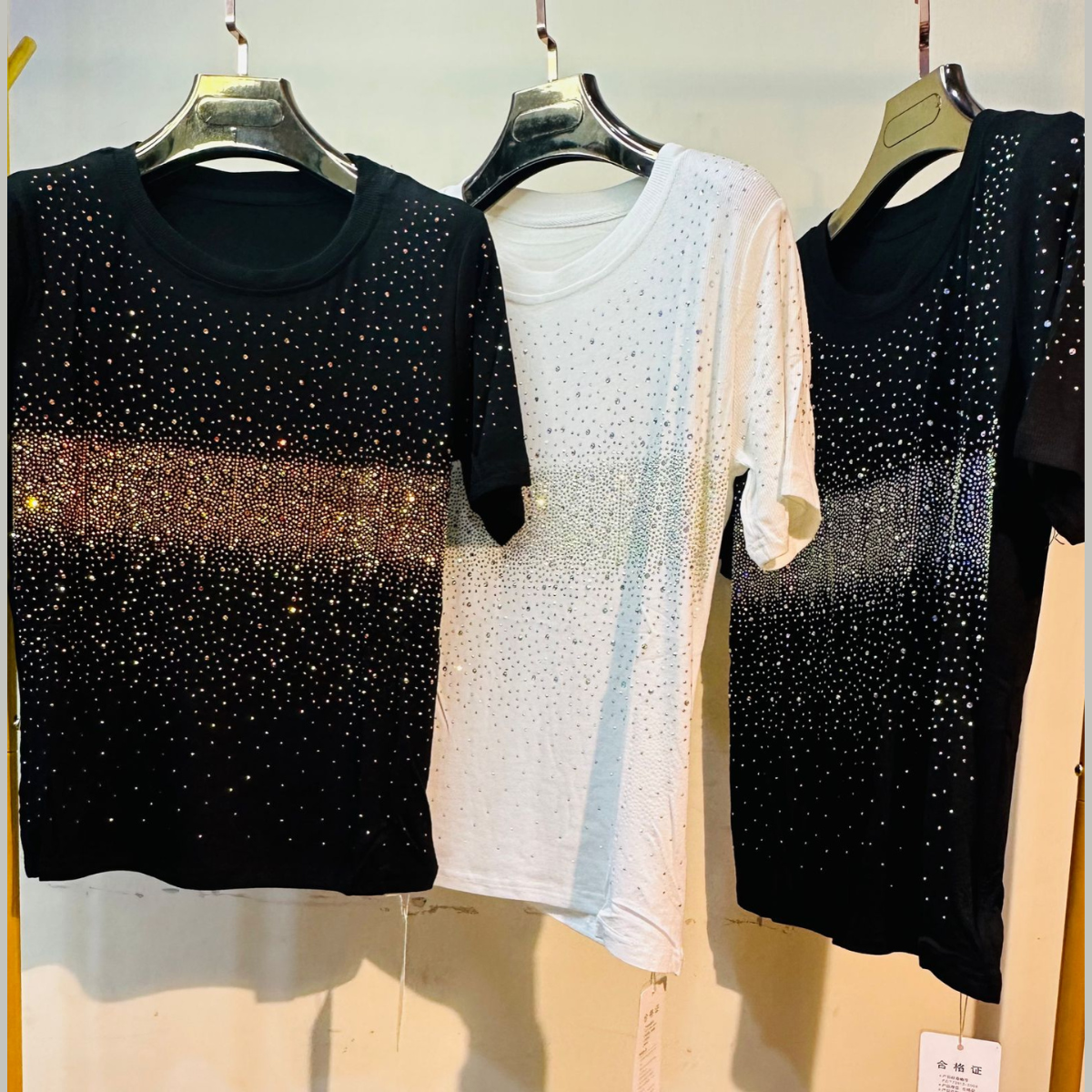 Rhinestones Embellished T-Shirt