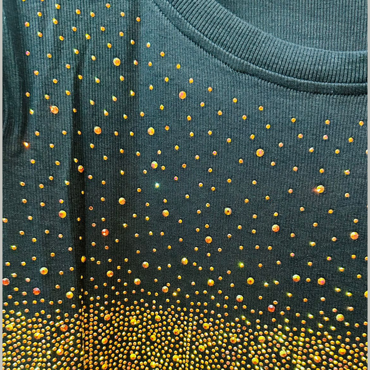 Rhinestones Embellished T-Shirt