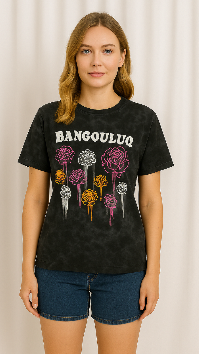 FC Rose Print T-Shirt