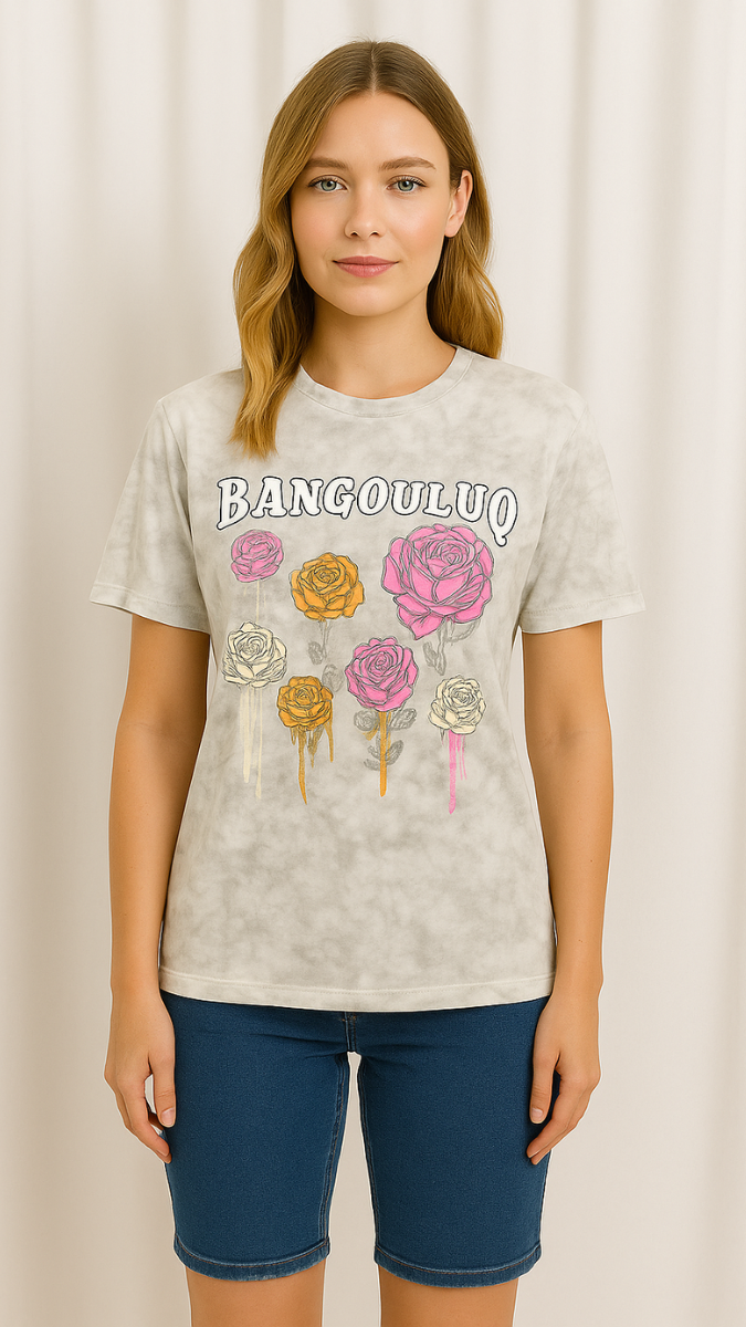 FC Rose Print T-Shirt