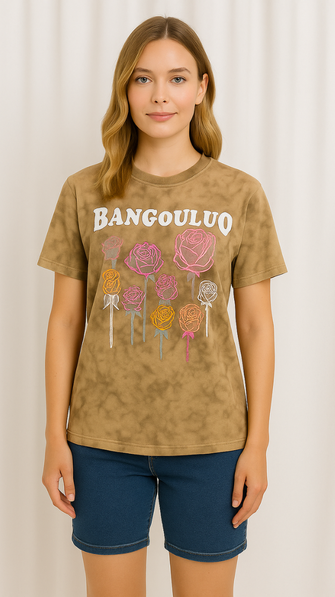 FC Rose Print T-Shirt
