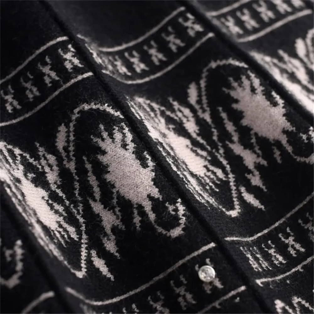 FC Black knitted woollen skirt