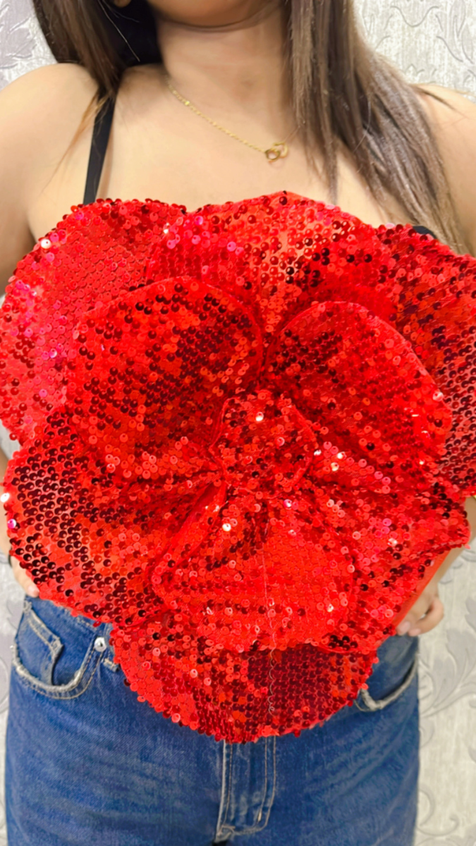 Sequence 3D Flower Top FC1625