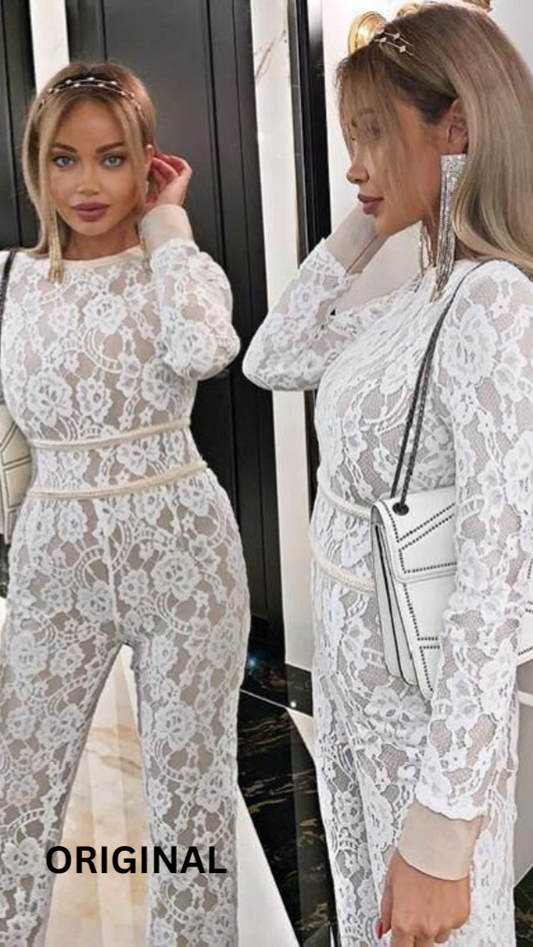 Serena Lace up Bodysuit
