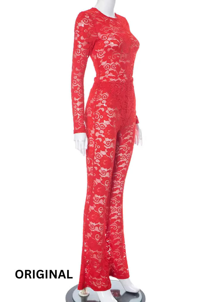 Serena Lace up Bodysuit