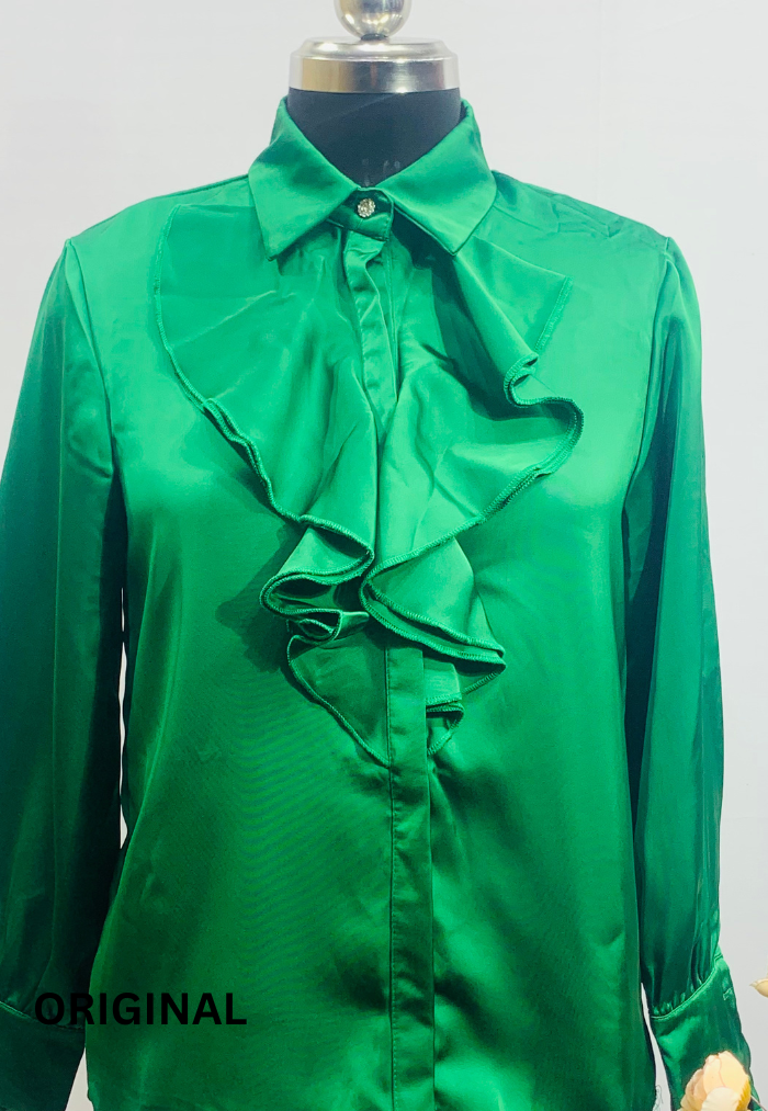 Shirt with Ruffle