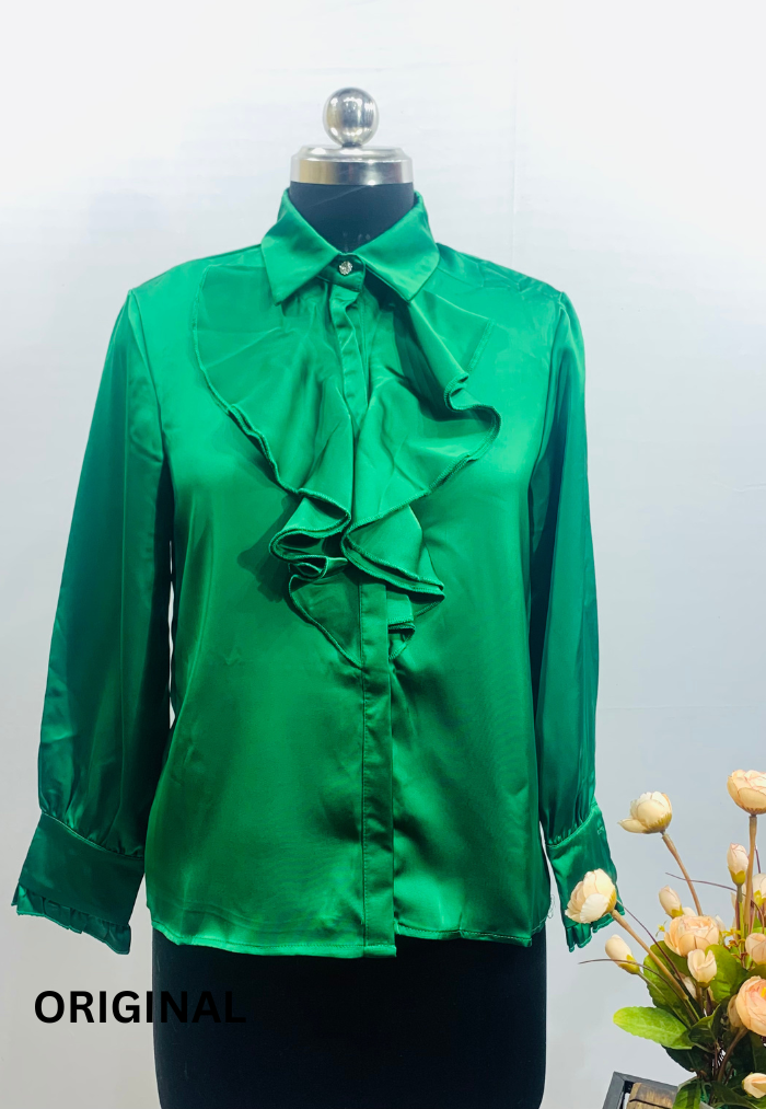 Shirt with Ruffle