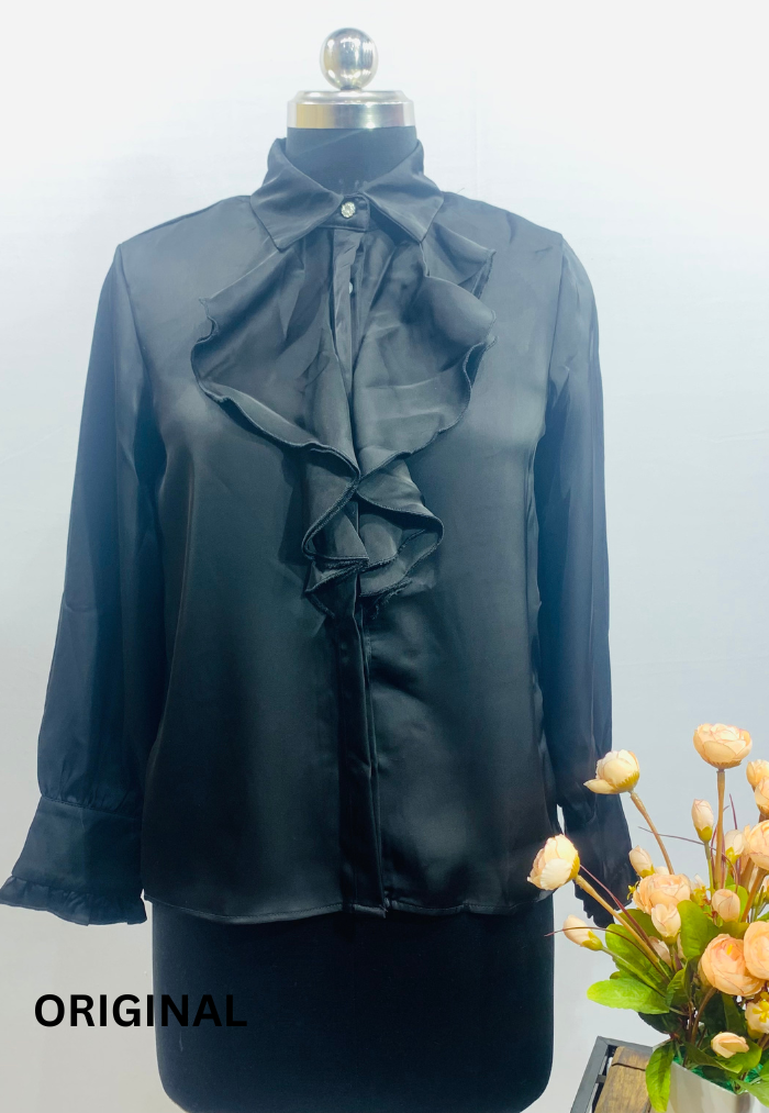 Shirt with Ruffle