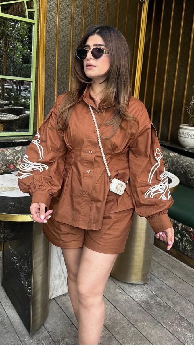 Short Pant Balloon Sleeves Coord Set FC1880