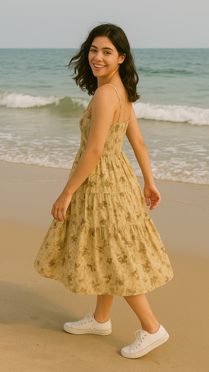 FC Sleeveless Flared Dress