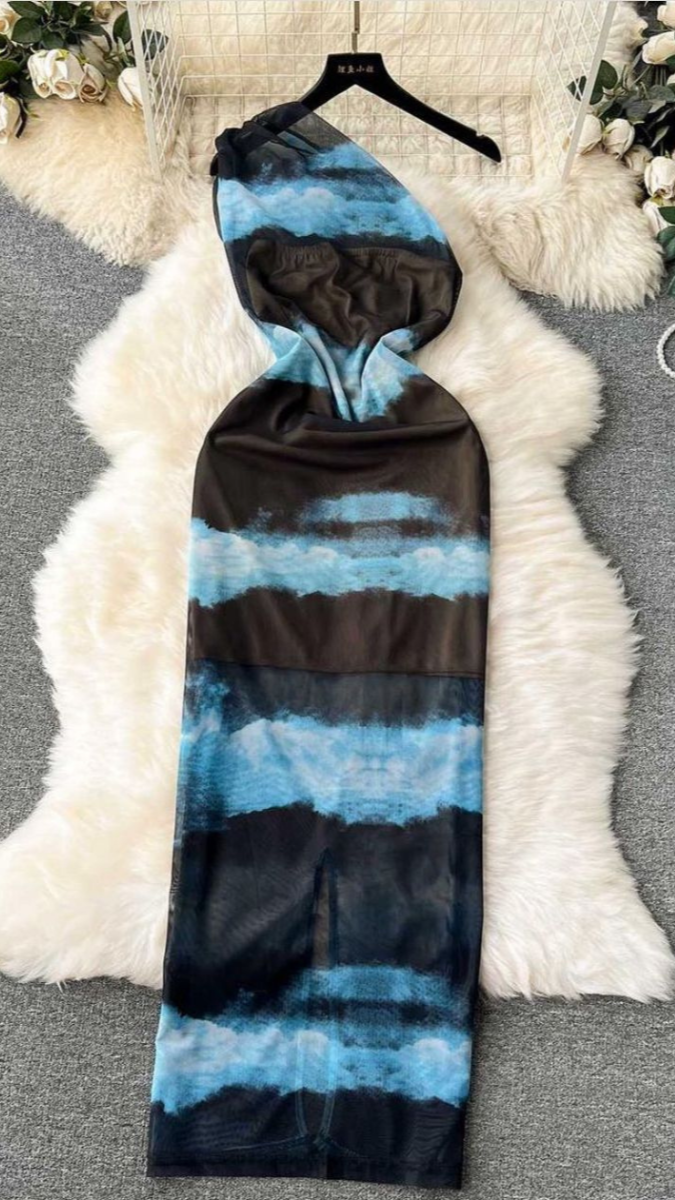 FC Slit Maxi Sheath Dress