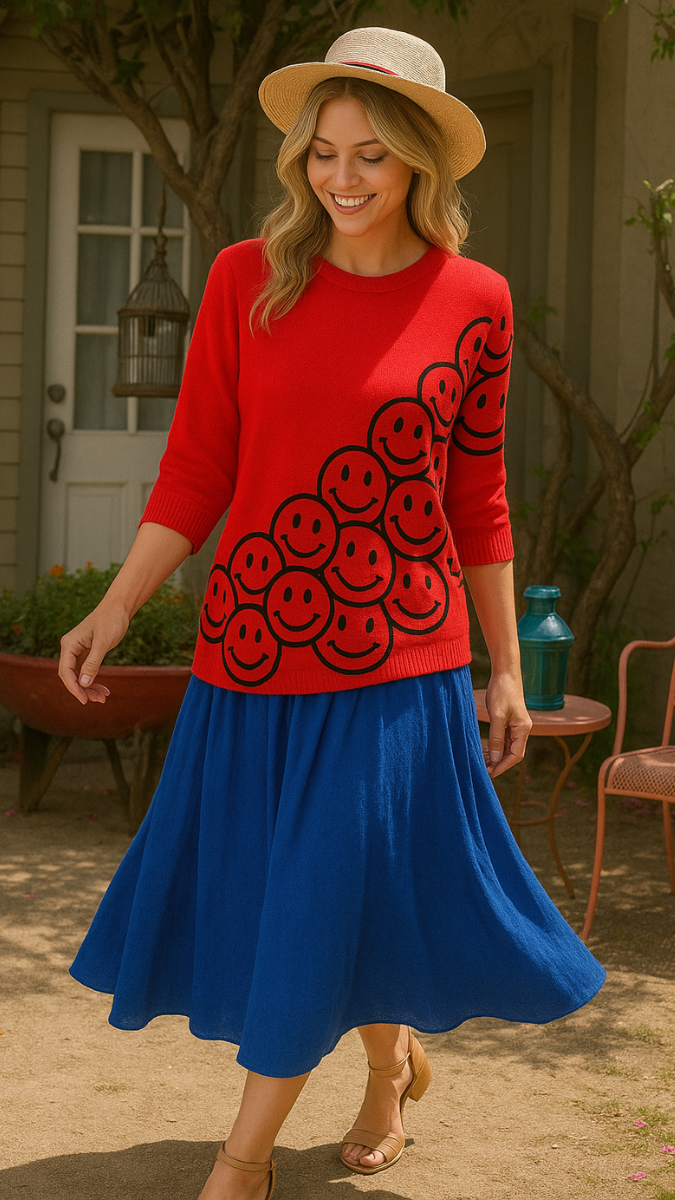 Smiley Printed Top FC1223