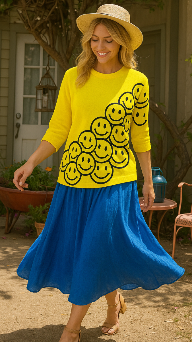 Smiley Printed Top FC1223