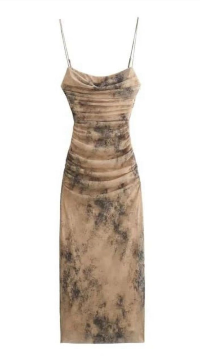 Spaghetti Strap Tulle Dress