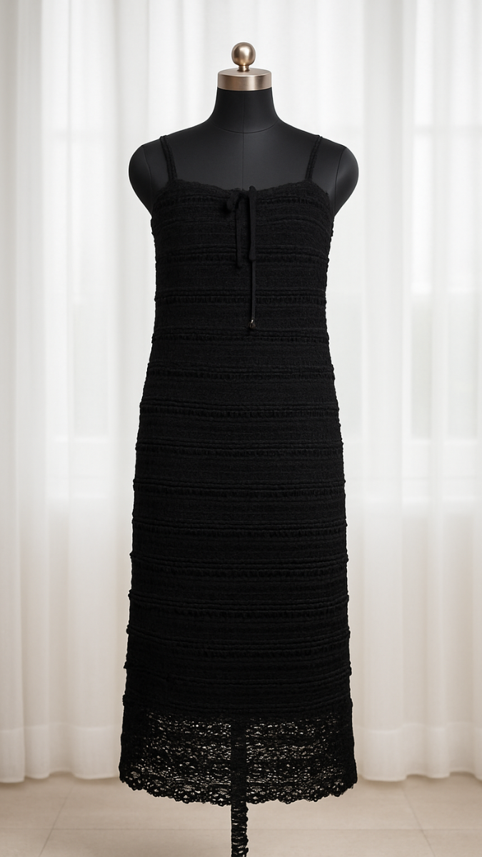 FC Spaghetti Strap Lace Midi Dress