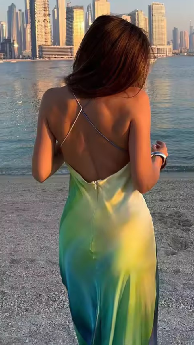 FC Spaghetti Strap Maxi Dress