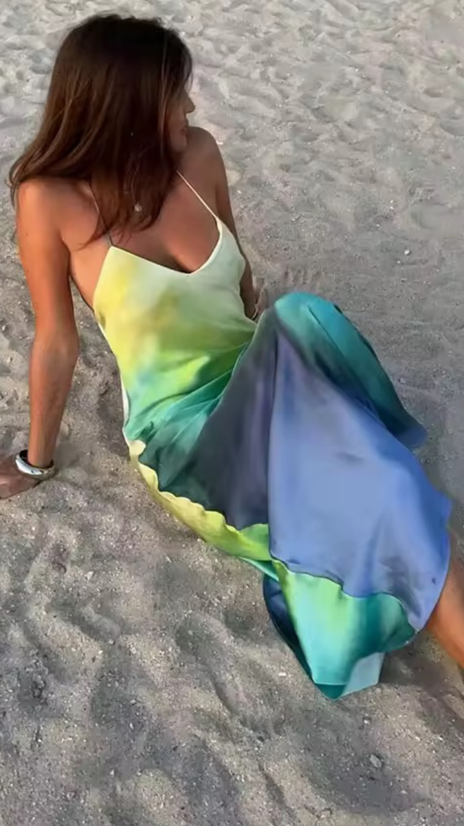 FC Spaghetti Strap Maxi Dress
