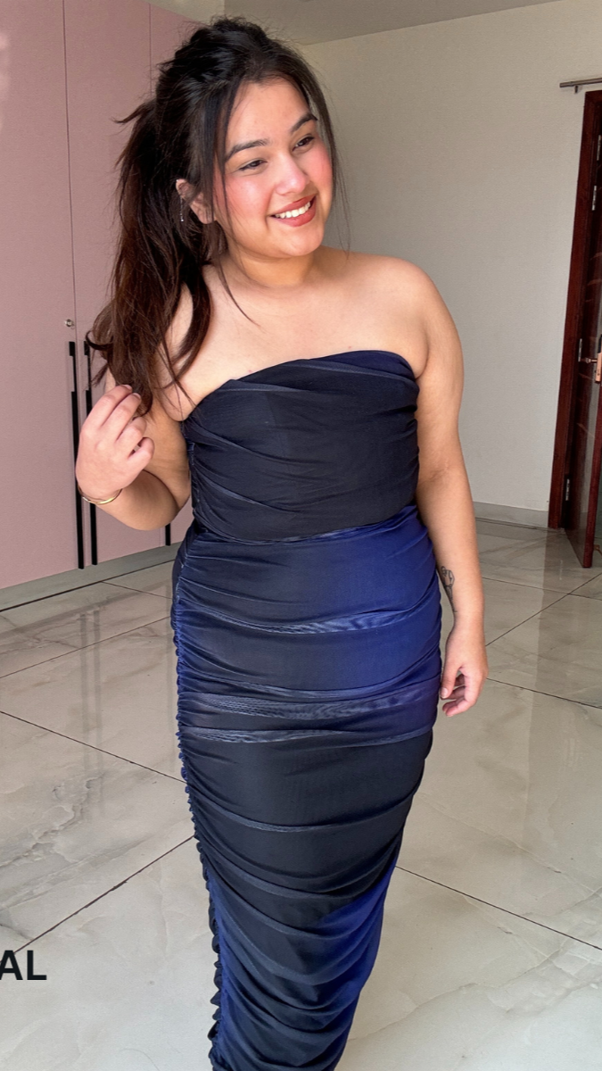 FC Strapless Midi Dress