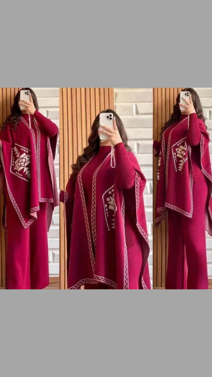 Stylish Shrug 3Pc Coord FC1655