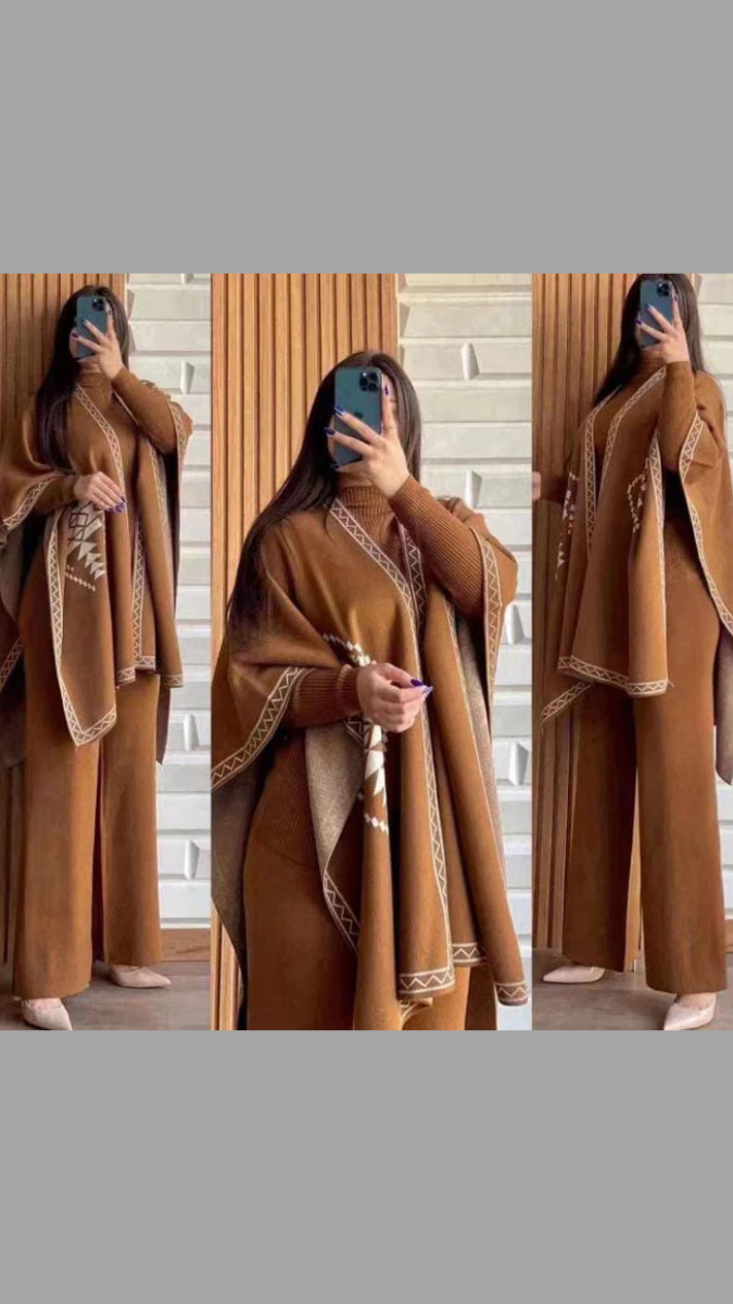 Stylish Shrug 3Pc Coord FC1655