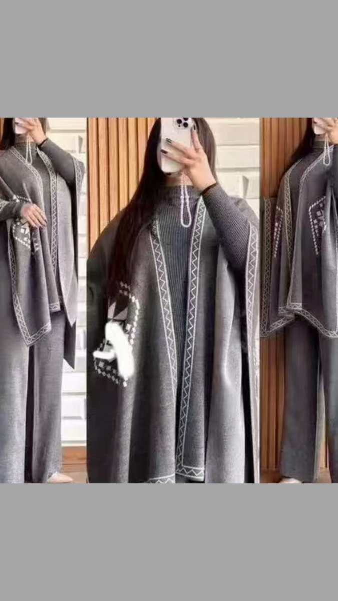 Stylish Shrug 3Pc Coord FC1655