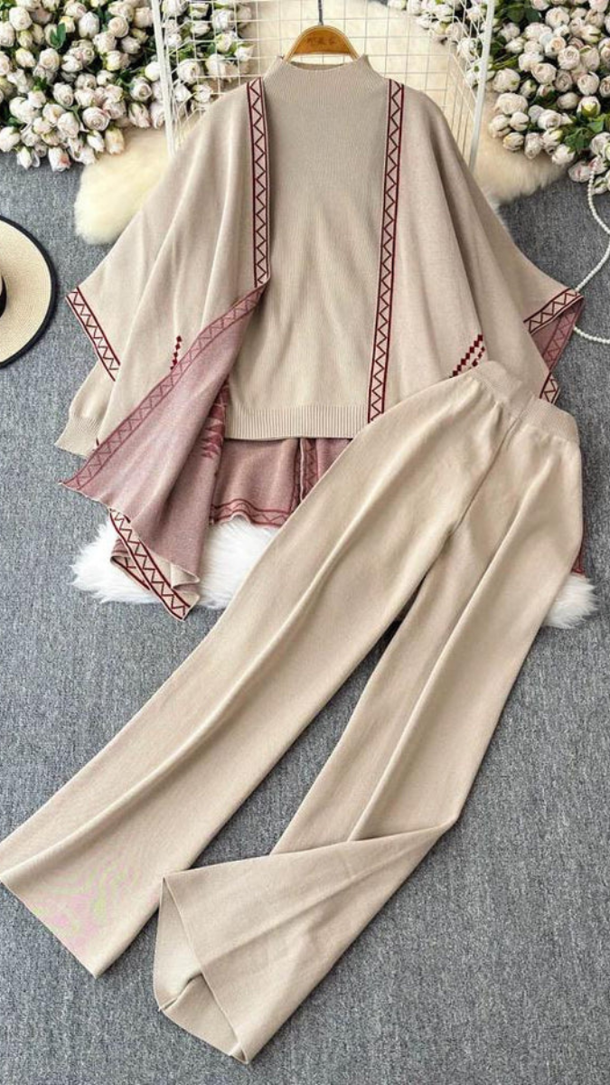 Stylish Shrug 3Pc Coord FC1655